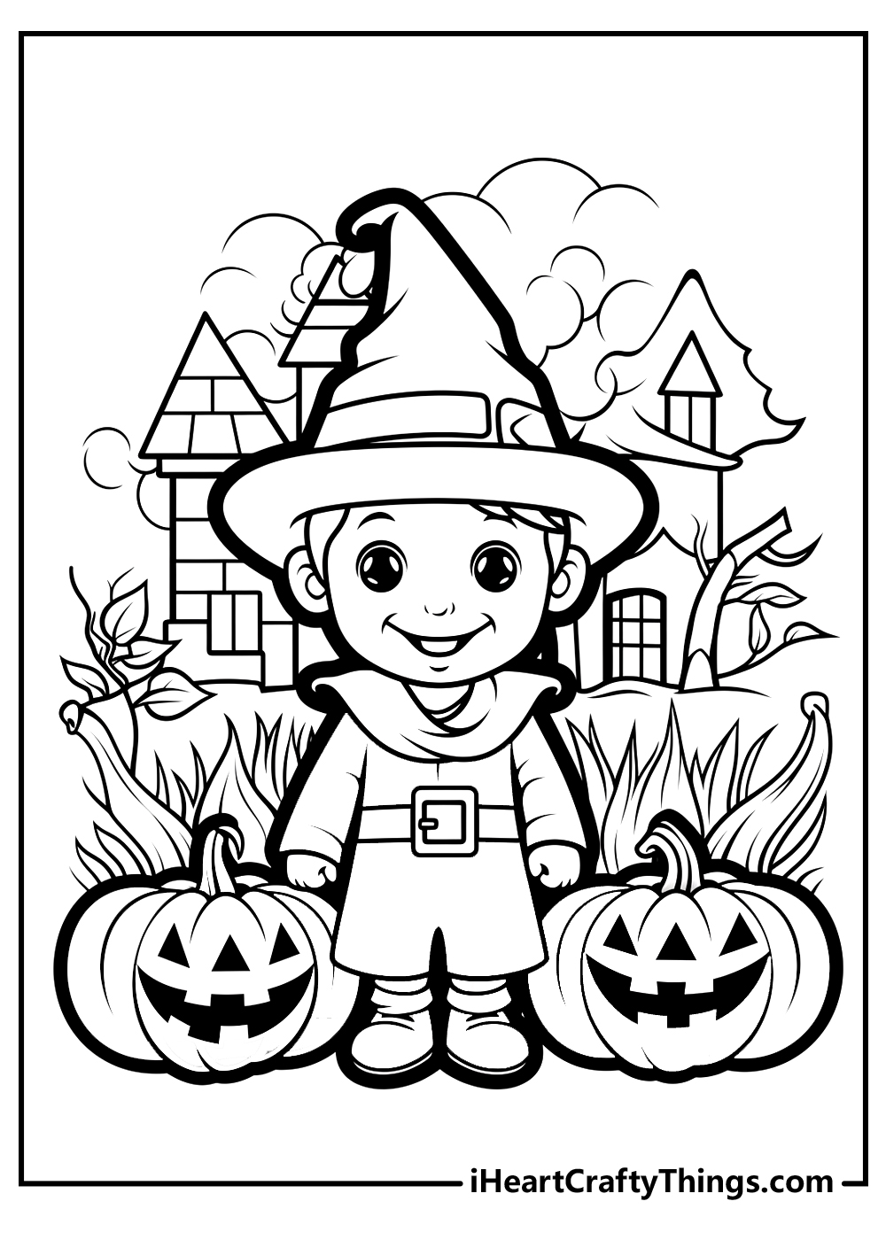 38 Free Printable Halloween Coloring Pages 11