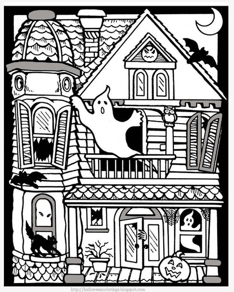 38 Free Printable Halloween Coloring Pages 17