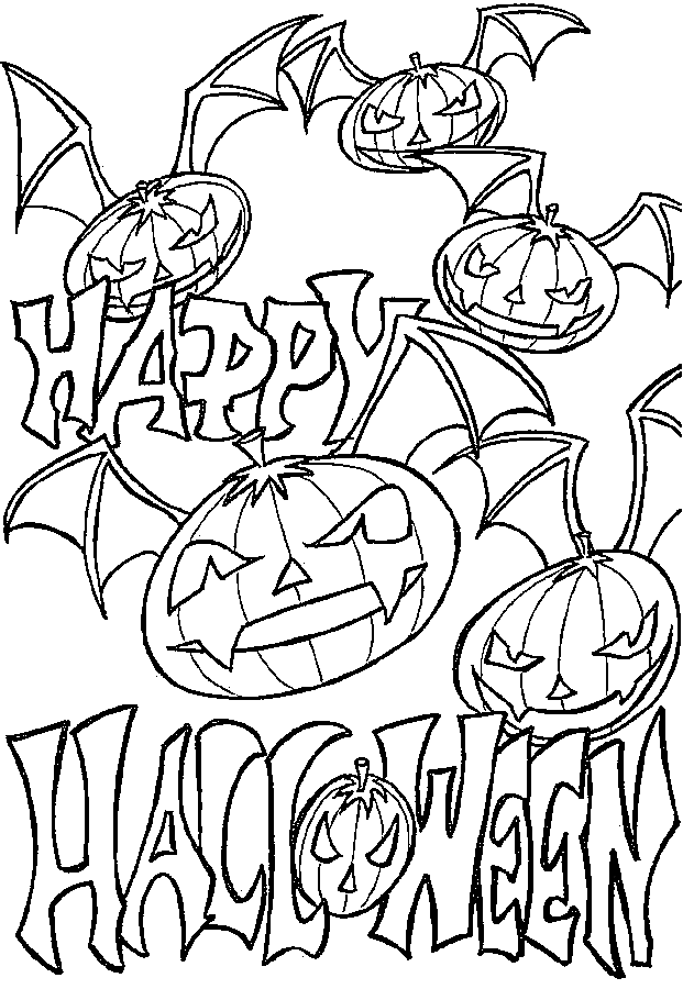 38 Free Printable Halloween Coloring Pages 2