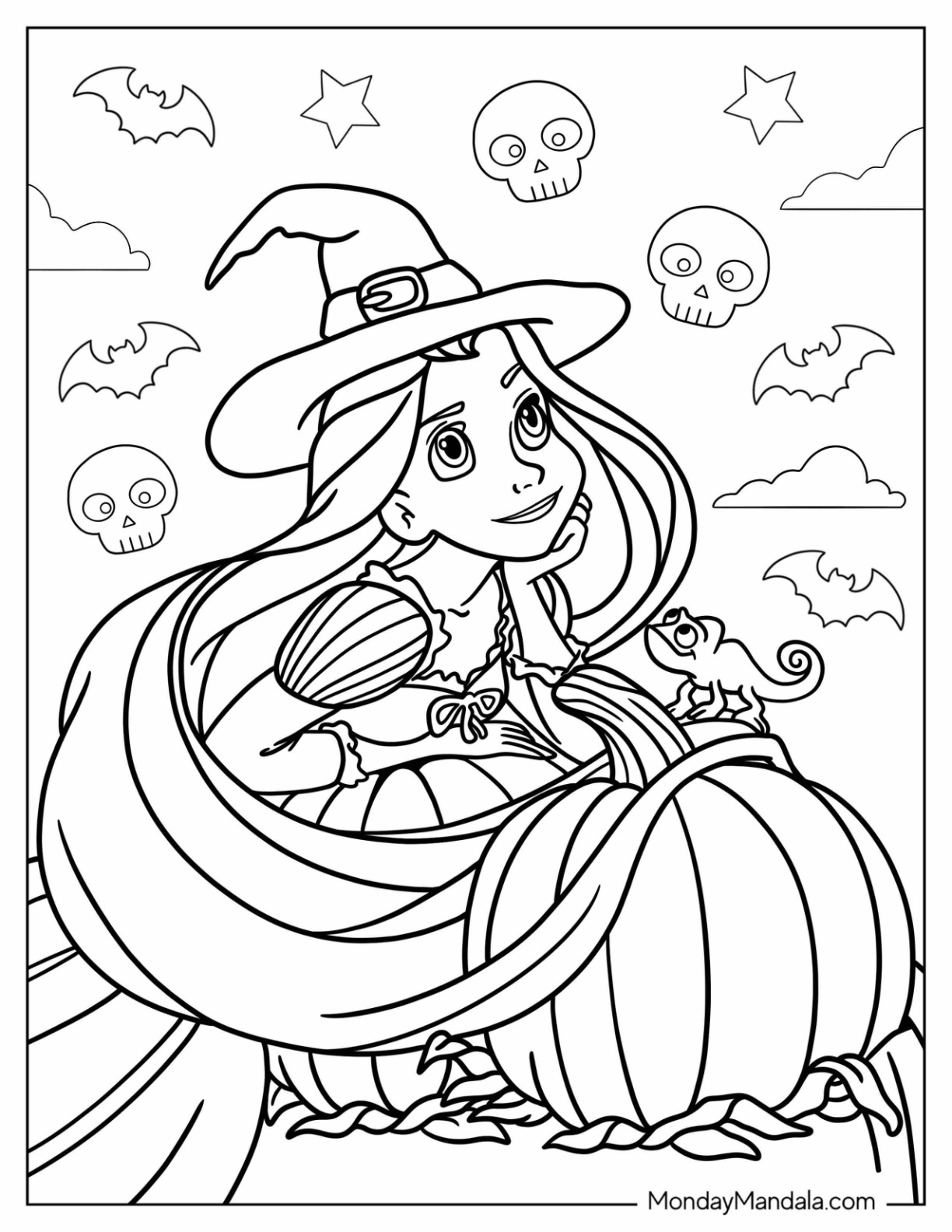 38 Free Printable Halloween Coloring Pages 21