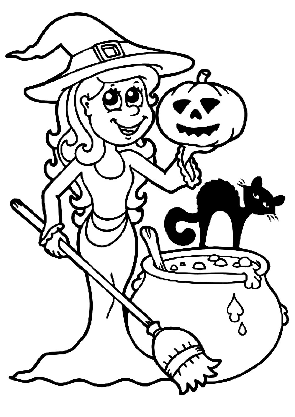 38 Free Printable Halloween Coloring Pages 23