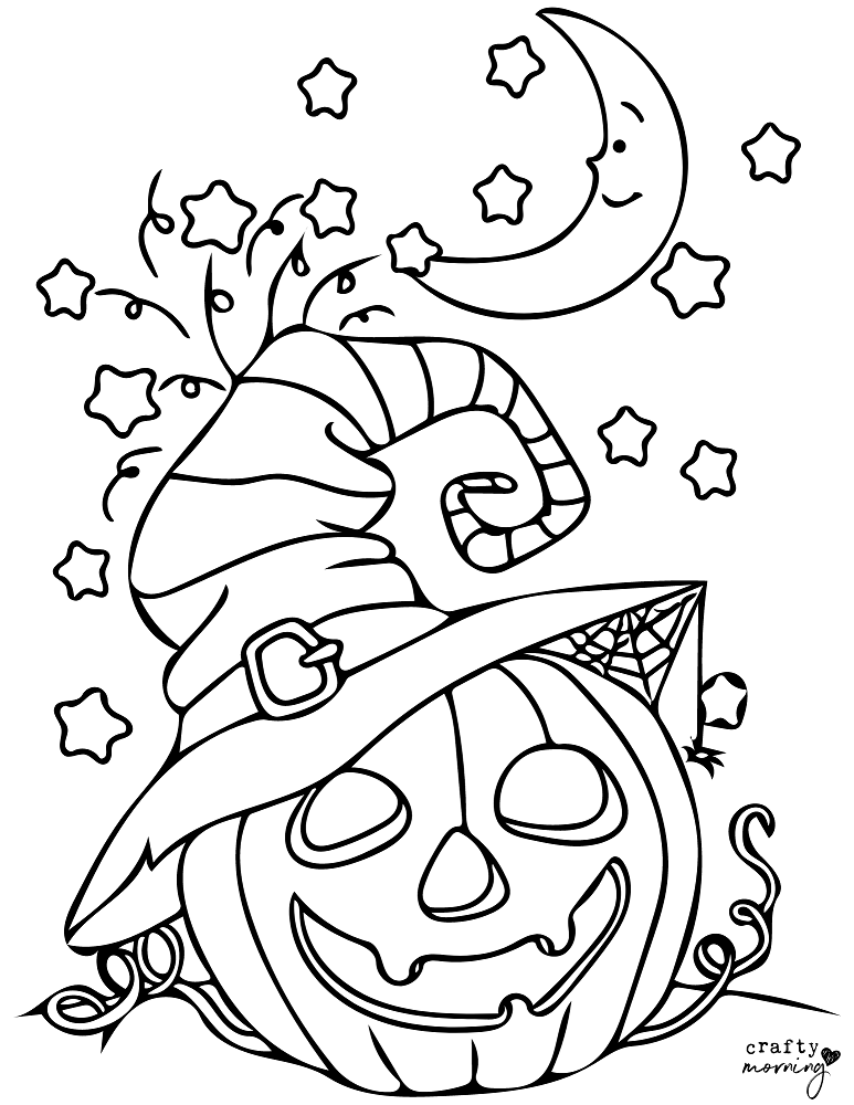 38 Free Printable Halloween Coloring Pages 31