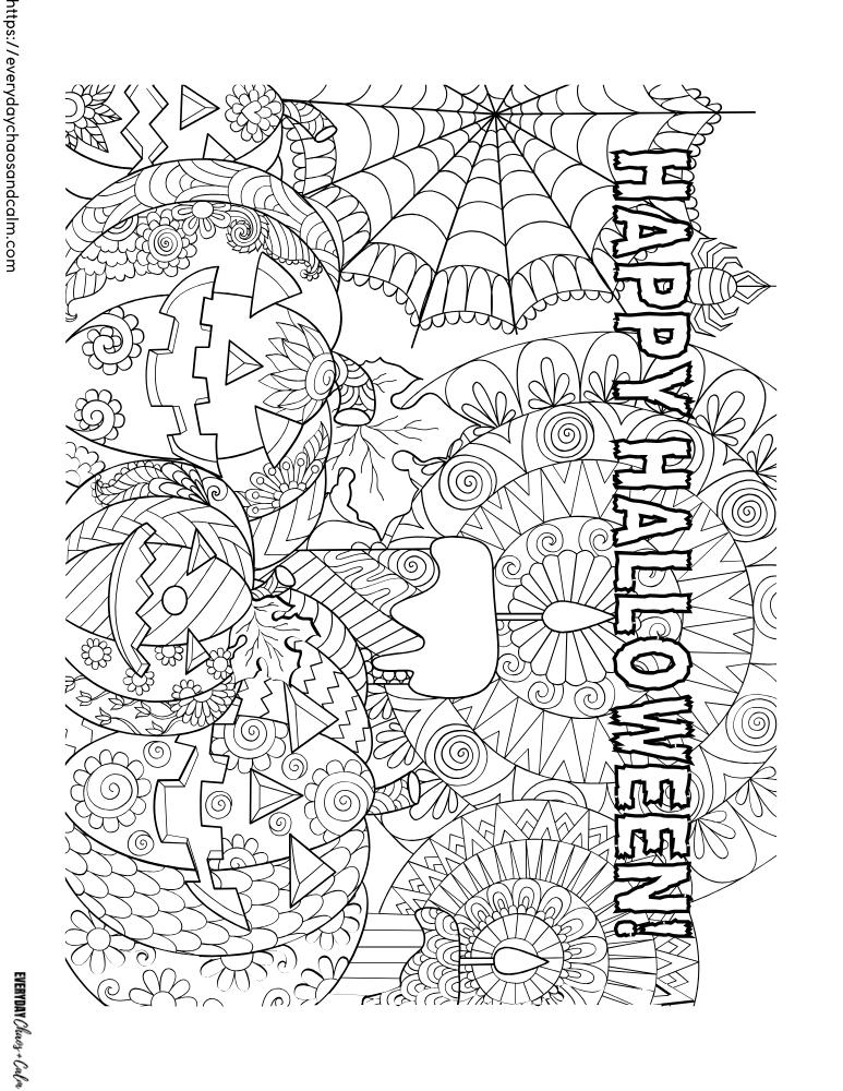 38 Free Printable Halloween Coloring Pages 32