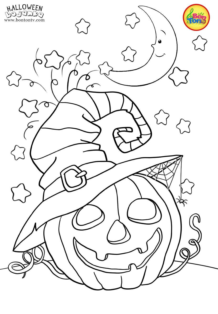 38 Free Printable Halloween Coloring Pages 34