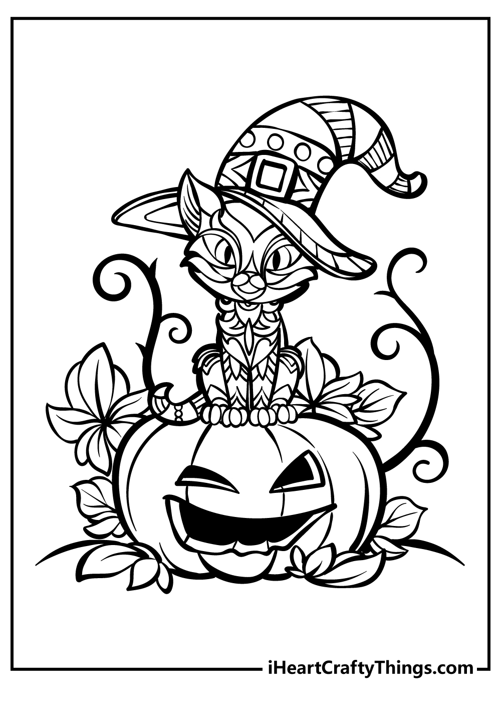 38 Free Printable Halloween Coloring Pages 7