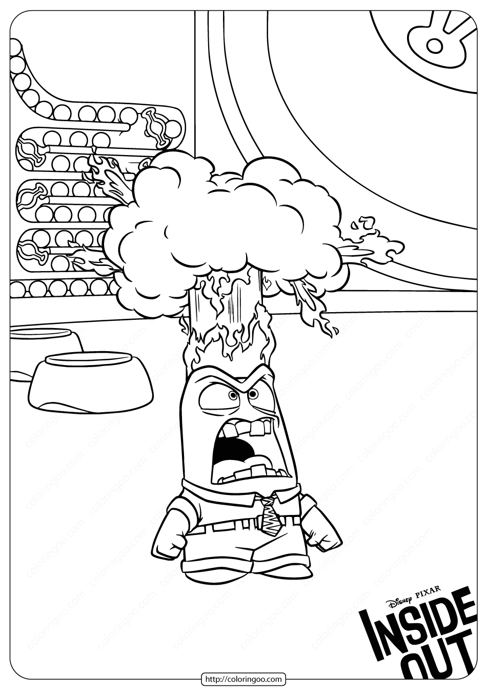 43+ Enchanting Inside Out 2 Anxiety Coloring Pages Printable