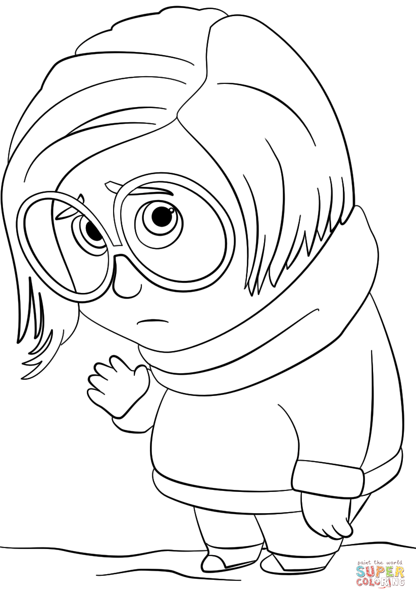 84+ Unique Inside Out Coloring Pages Fear Printable