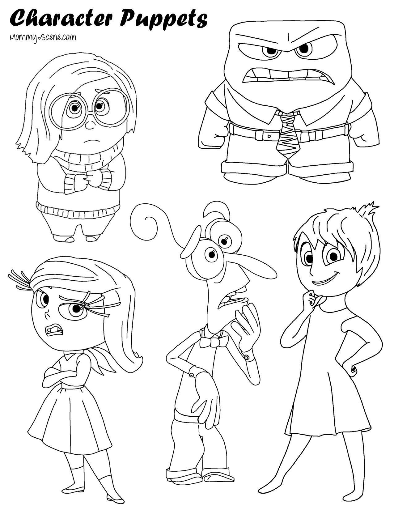 106+ Festive Inside Out Feelings Coloring Pages Printable