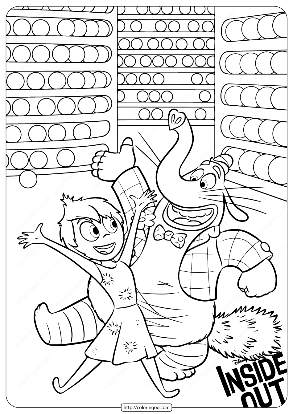 42+ Vibrant Joy From Inside Out Coloring Pages Printable