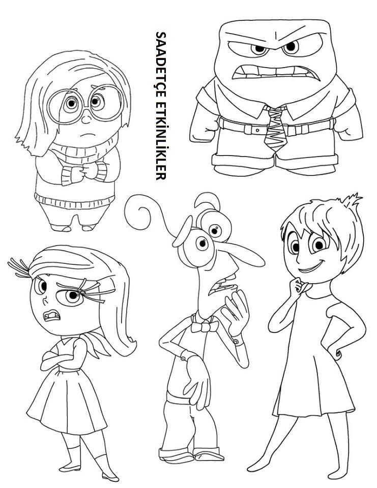 50+ Spectacular Inside Out Coloring Pages Fear Printable