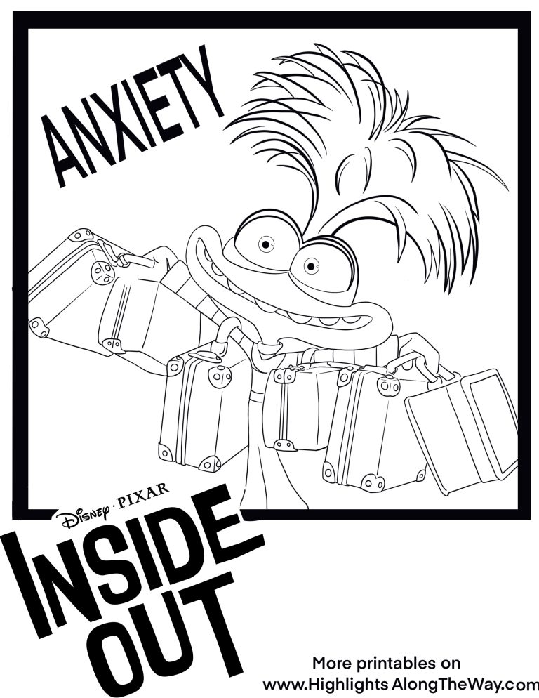 124+ Delightful Inside Out Coloring Pages Fear Printable