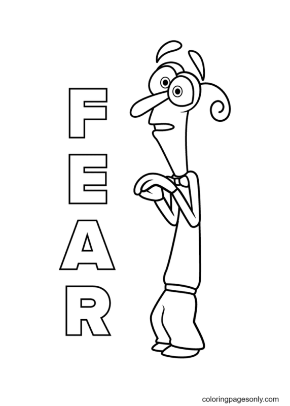 159+ Enchanting Inside Out Coloring Pages Fear Printable