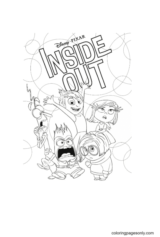 142+ Adorable Inside Out Coloring Pages Fear Printable