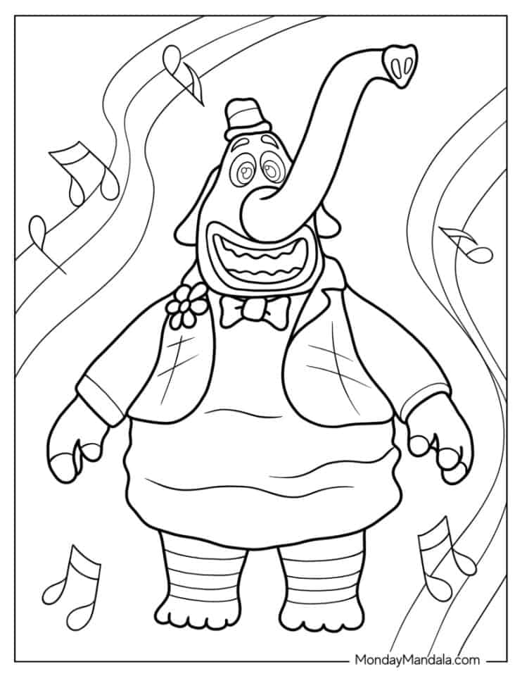 184+ Bright Joy From Inside Out Coloring Pages Printable