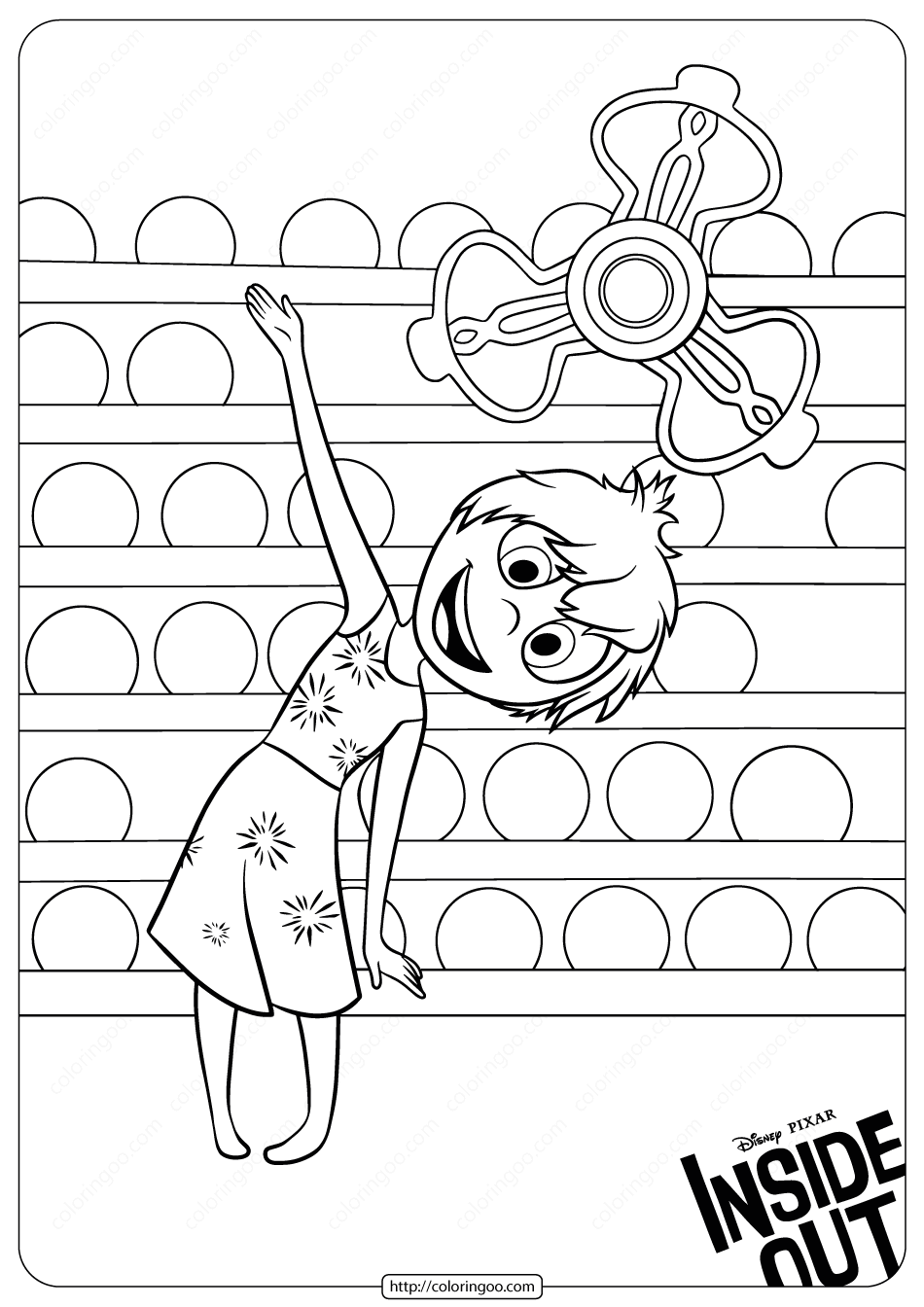 38+ Artistic Joy From Inside Out Coloring Pages Printable