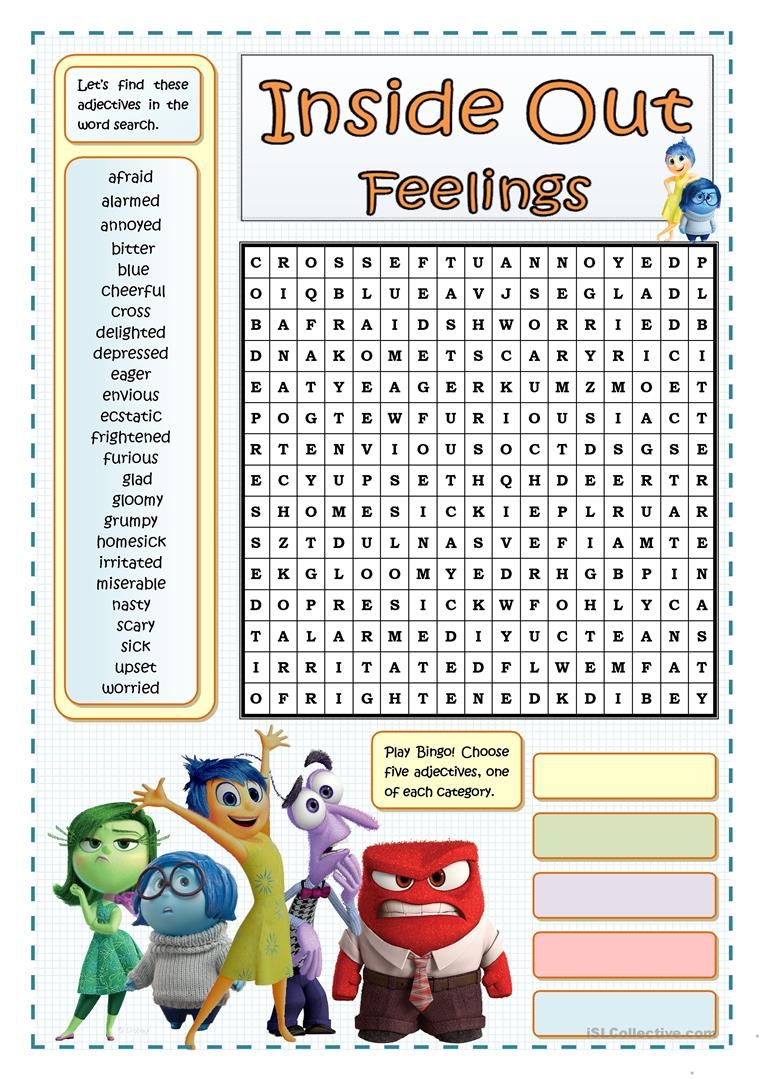 162+ Exciting Inside Out Feelings Coloring Pages Printable