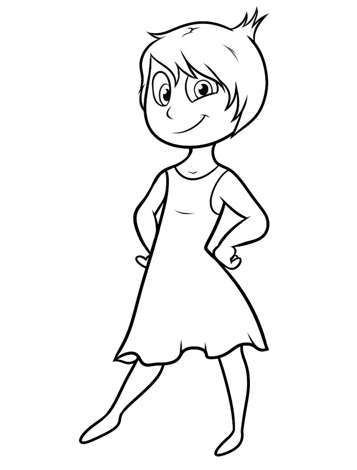 129+ Vibrant Joy From Inside Out Coloring Pages Printable