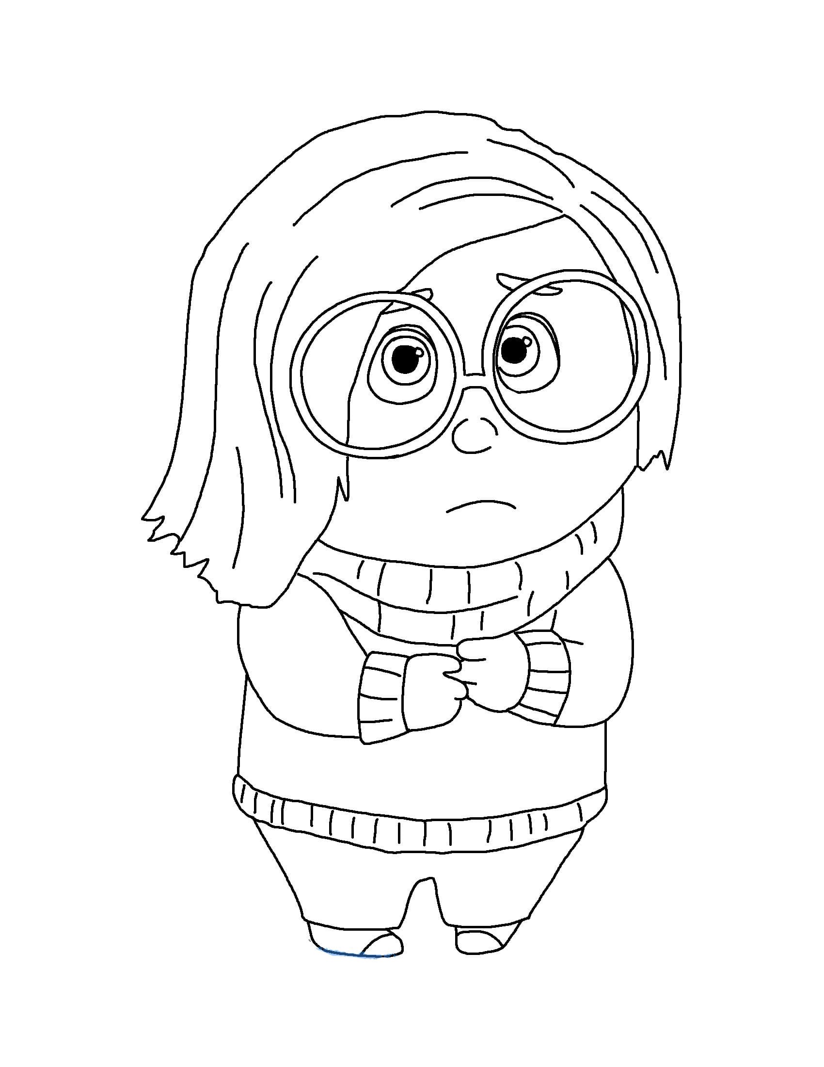 165+ Dazzling Inside Out Coloring Pages Fear Printable