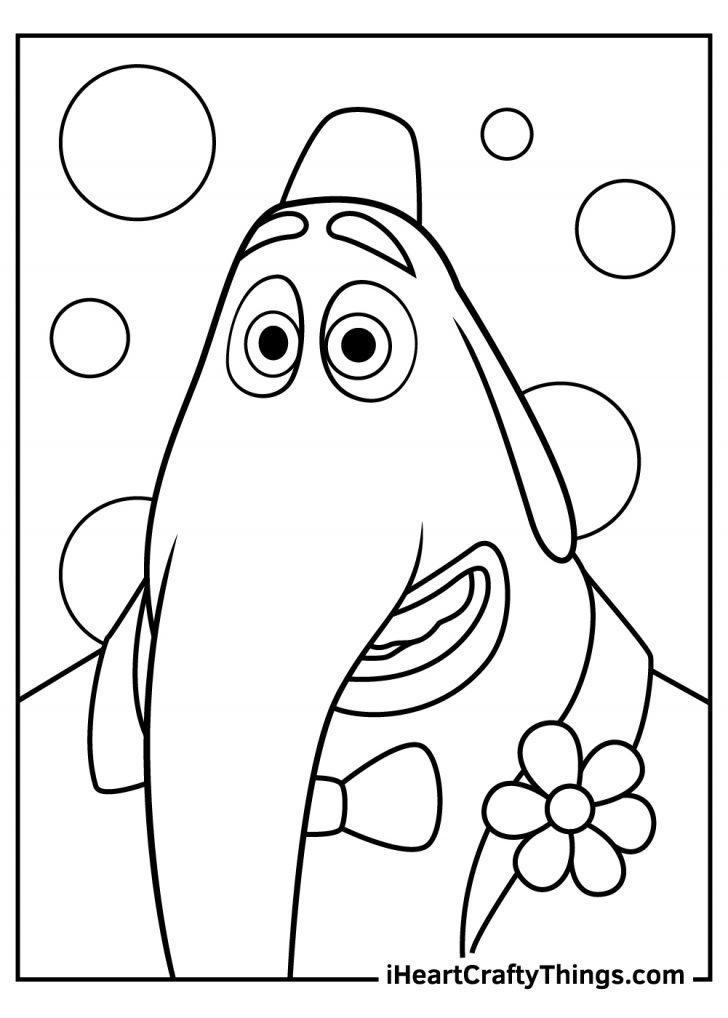 78+ Cute Joy From Inside Out Coloring Pages Printable