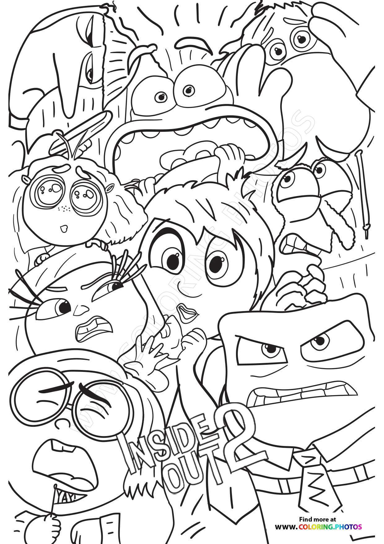 171+ Spectacular Inside Out 2 Anxiety Coloring Pages Printable