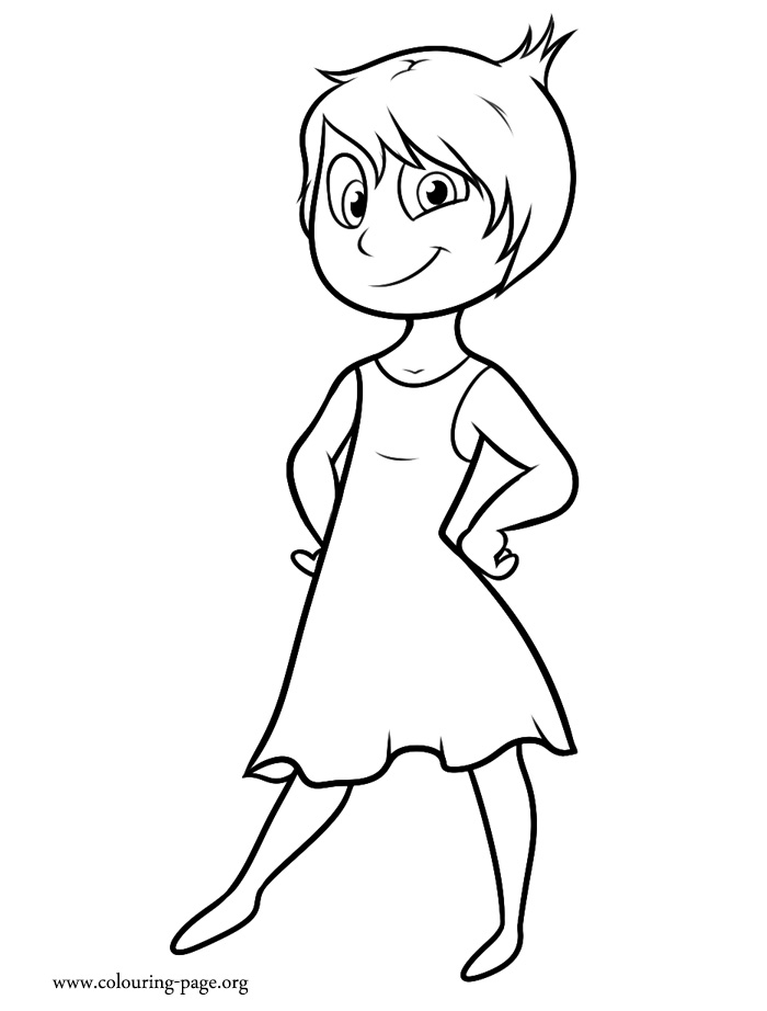 91+ Beautiful Joy From Inside Out Coloring Pages Printable