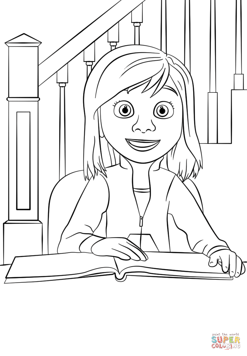 82+ Delightful Inside Out Feelings Coloring Pages Printable