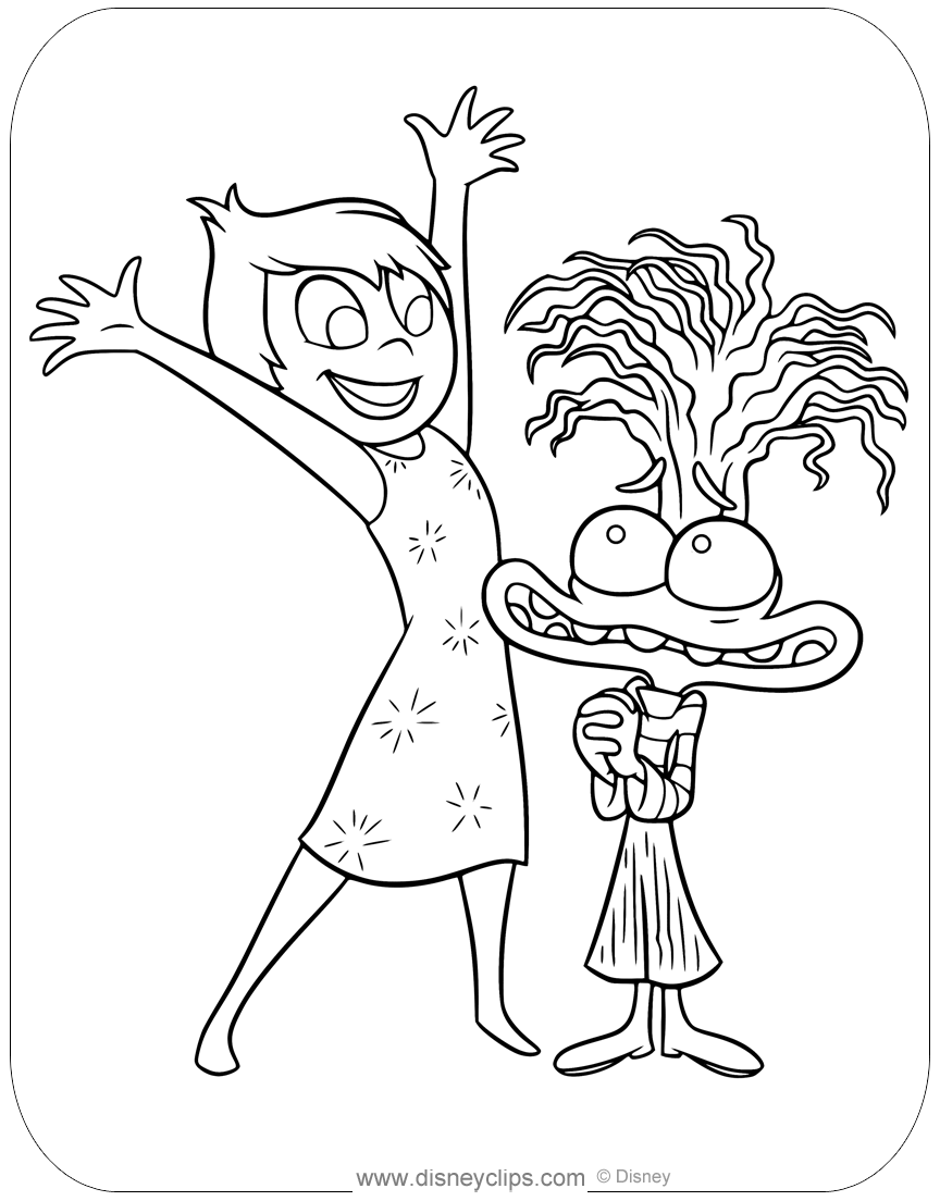 35+ Exciting Inside Out 2 Anxiety Coloring Pages Printable