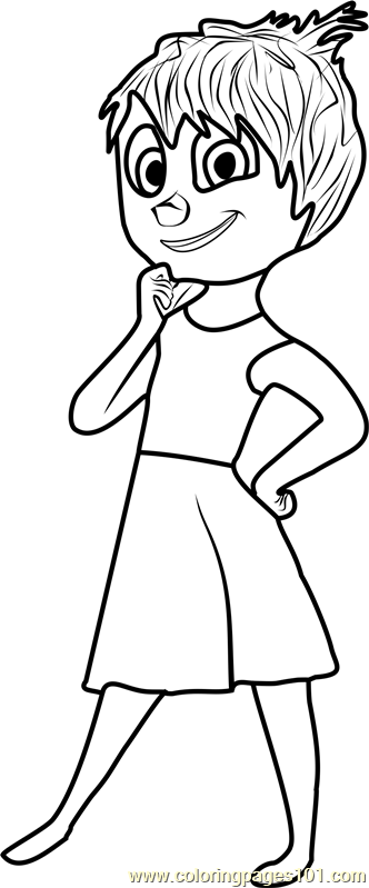 39+ Unique Joy From Inside Out Coloring Pages Printable