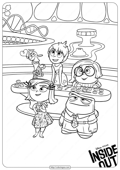 158+ Inspiring Inside Out Feelings Coloring Pages Printable