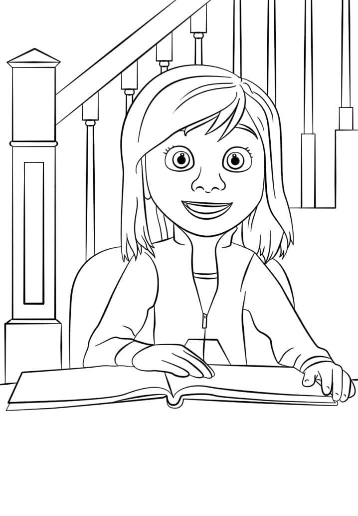 64+ Fantastic Joy From Inside Out Coloring Pages Printable