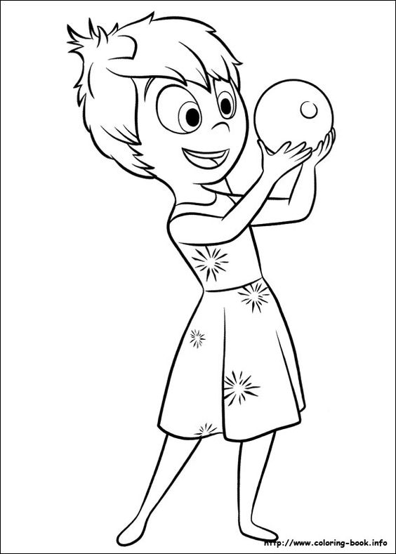 90+ Cute Joy From Inside Out Coloring Pages Printable