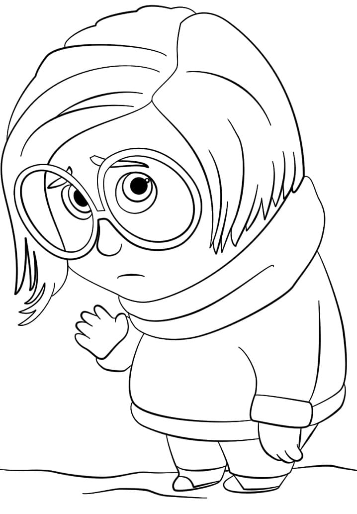 43+ Fun Inside Out Anxiety Coloring Pages Printable