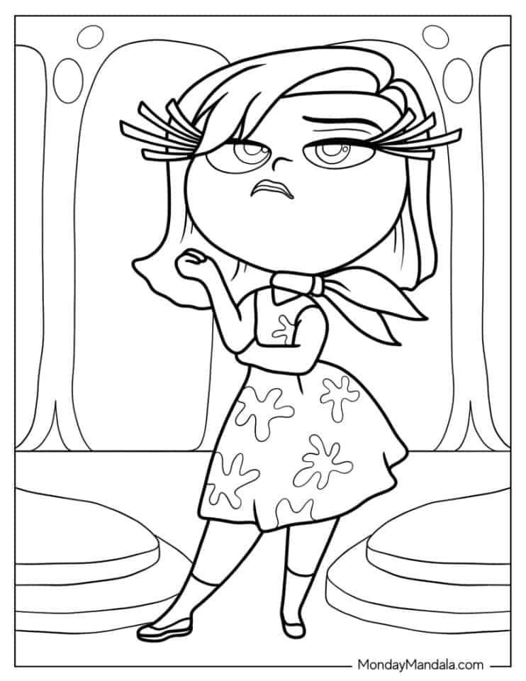 157+ Enchanting Inside Out Coloring Pages Fear Printable