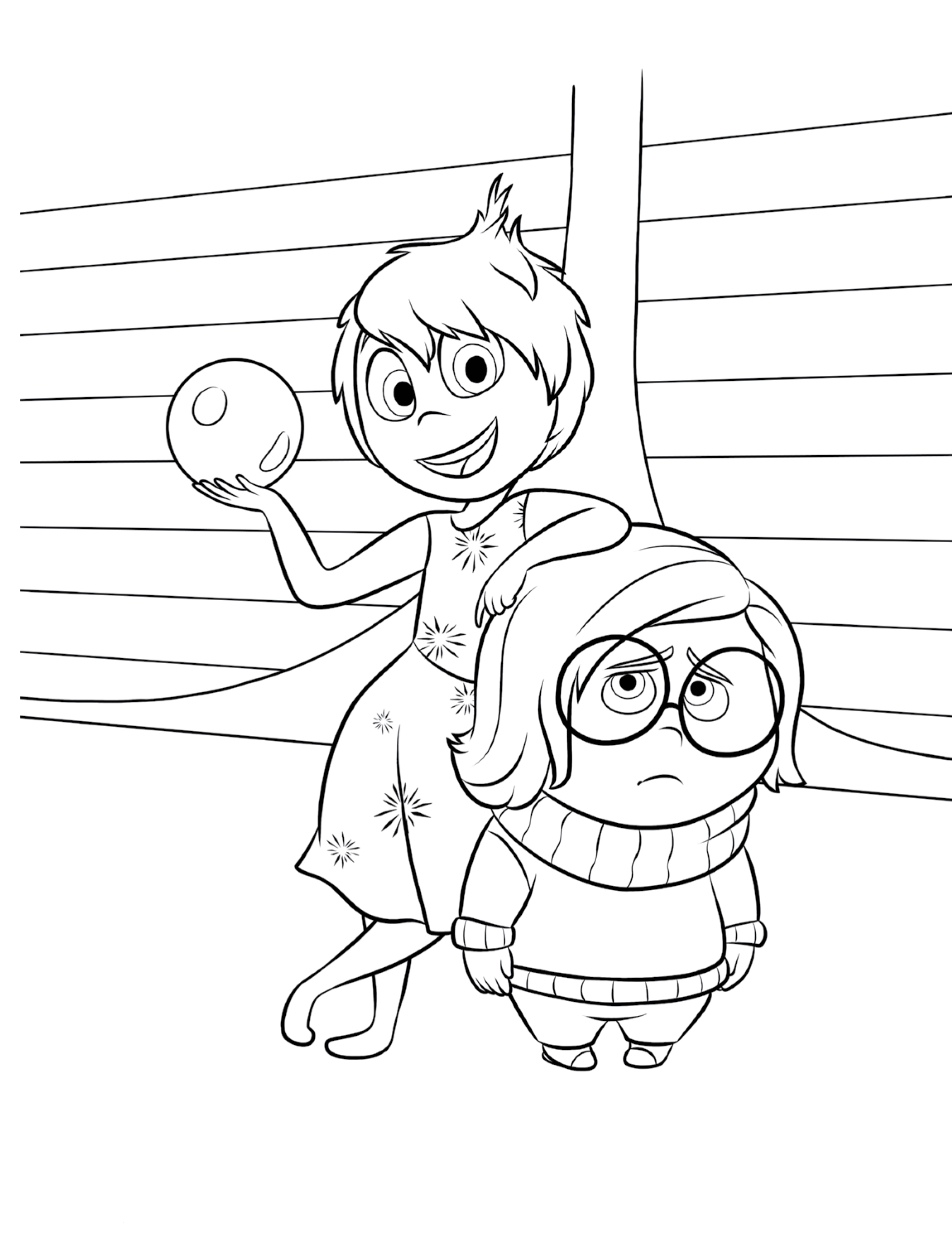 21+ Artistic Inside Out Characters Coloring Pages Printable