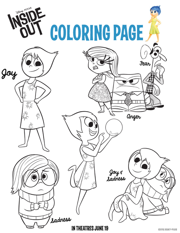 36+ Artistic Inside Out Activity Sheets Cute