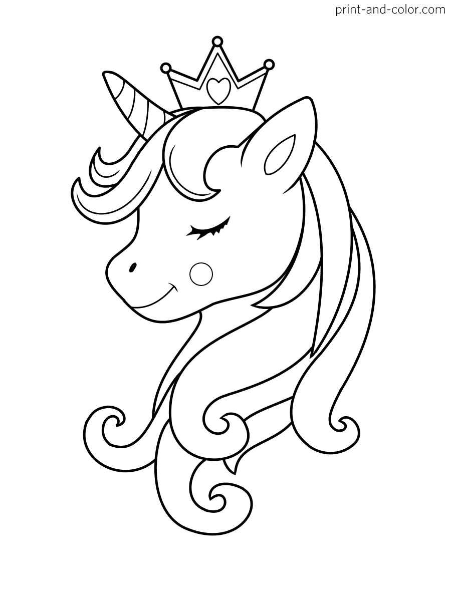 23+ Free Unicorn Coloring Pages for Kids Printable