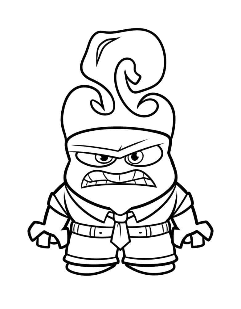 24+ Aesthetic Anger From Inside Out Coloring Pages Printable