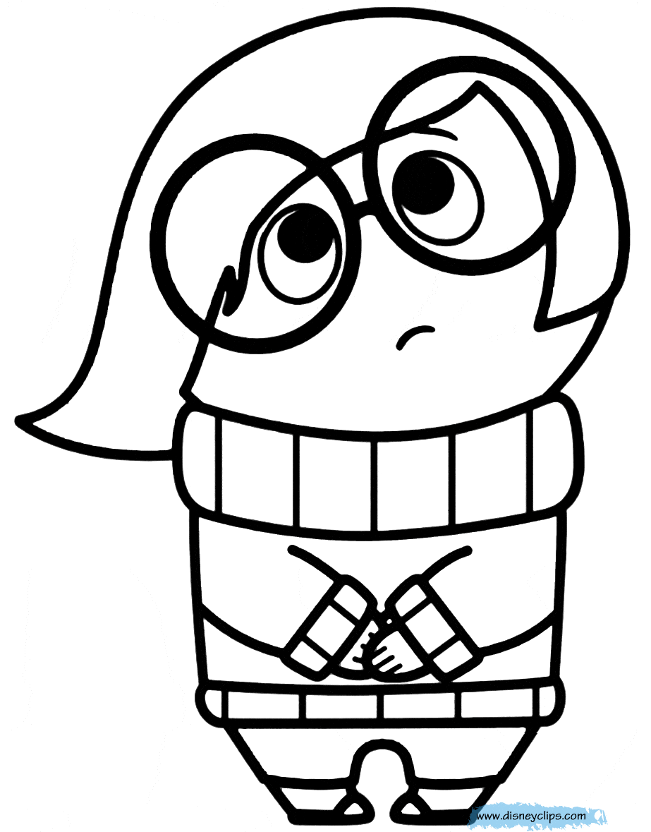 24+ Whimsical Inside Out Characters Coloring Pages Printable