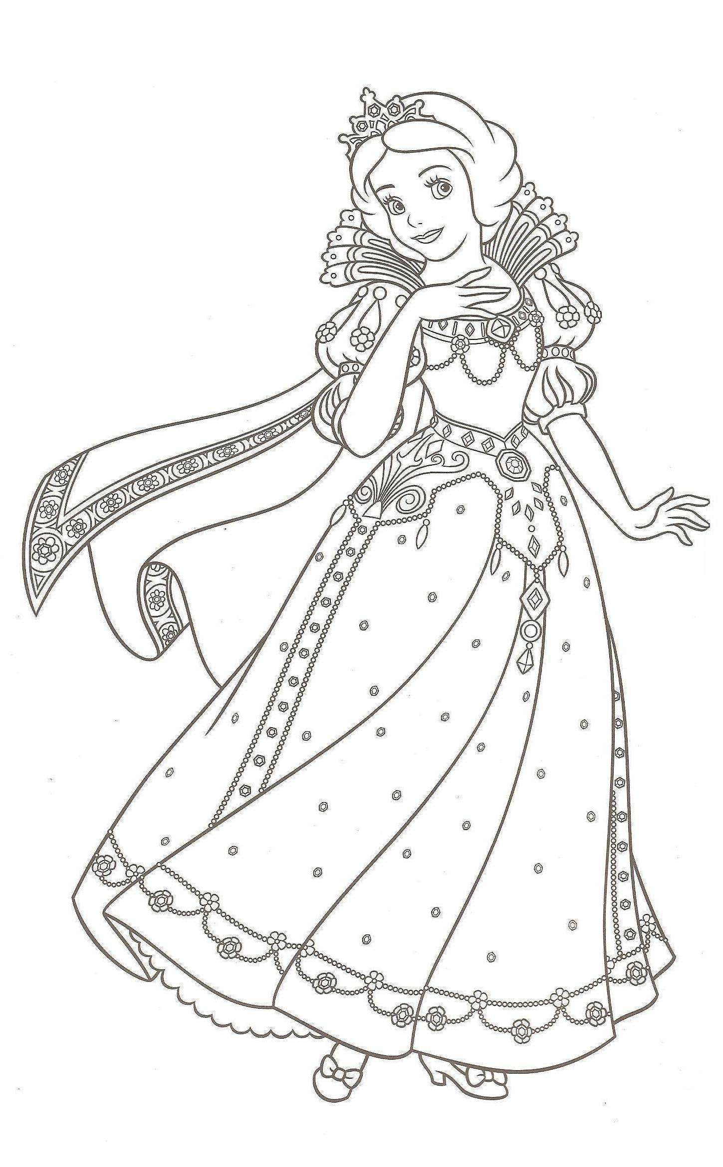 amazing princess red coloring pages printable jpg