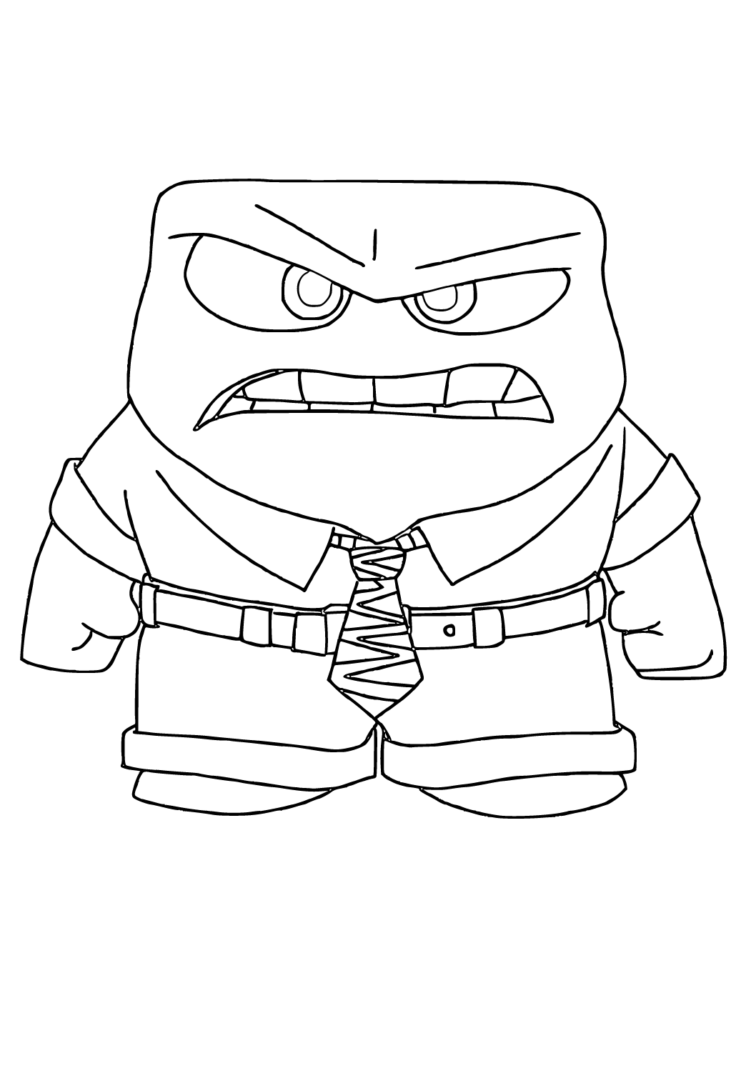 32+ Creative Disgust From Inside Out Coloring Pages Simple