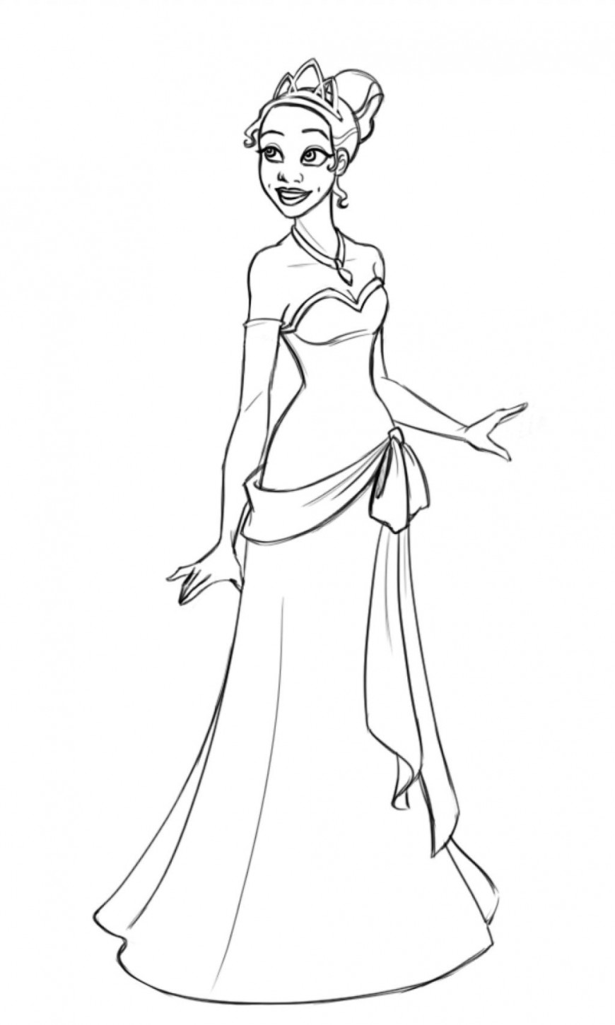 35+ Simple Princess Red Coloring Pages Printable