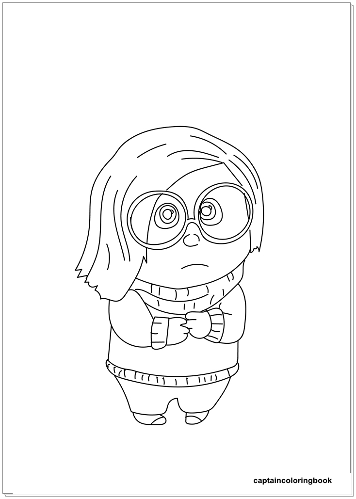 42+ Detailed Inside Out Coloring Book Printable