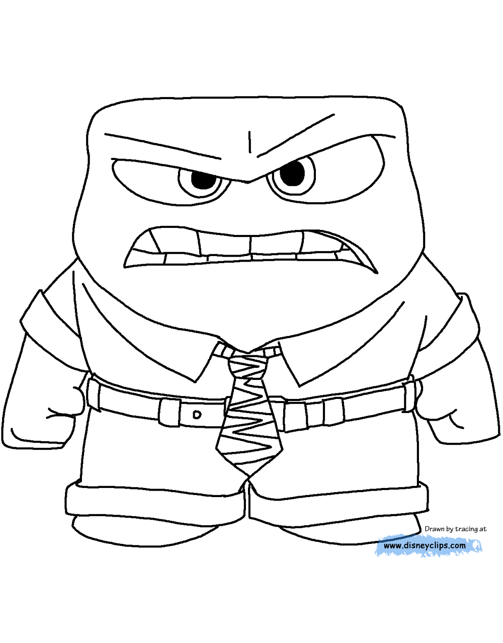 46+ Engaging Anger From Inside Out Coloring Pages Printable