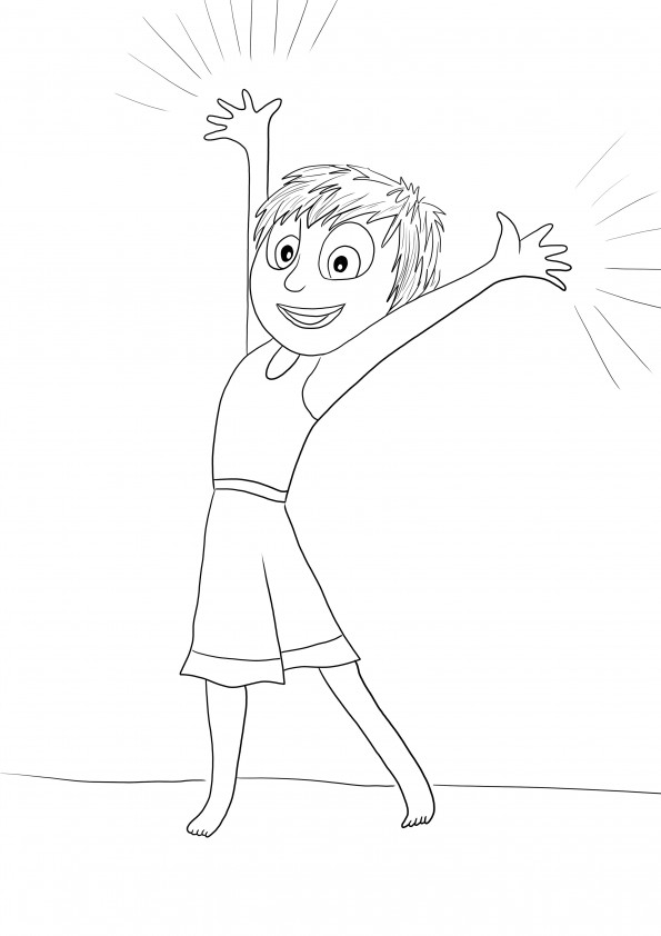 46+ The Best Anger From Inside Out Coloring Pages Printable