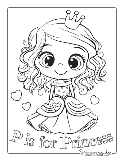 50+ Happy Princess Red Coloring Pages Printable