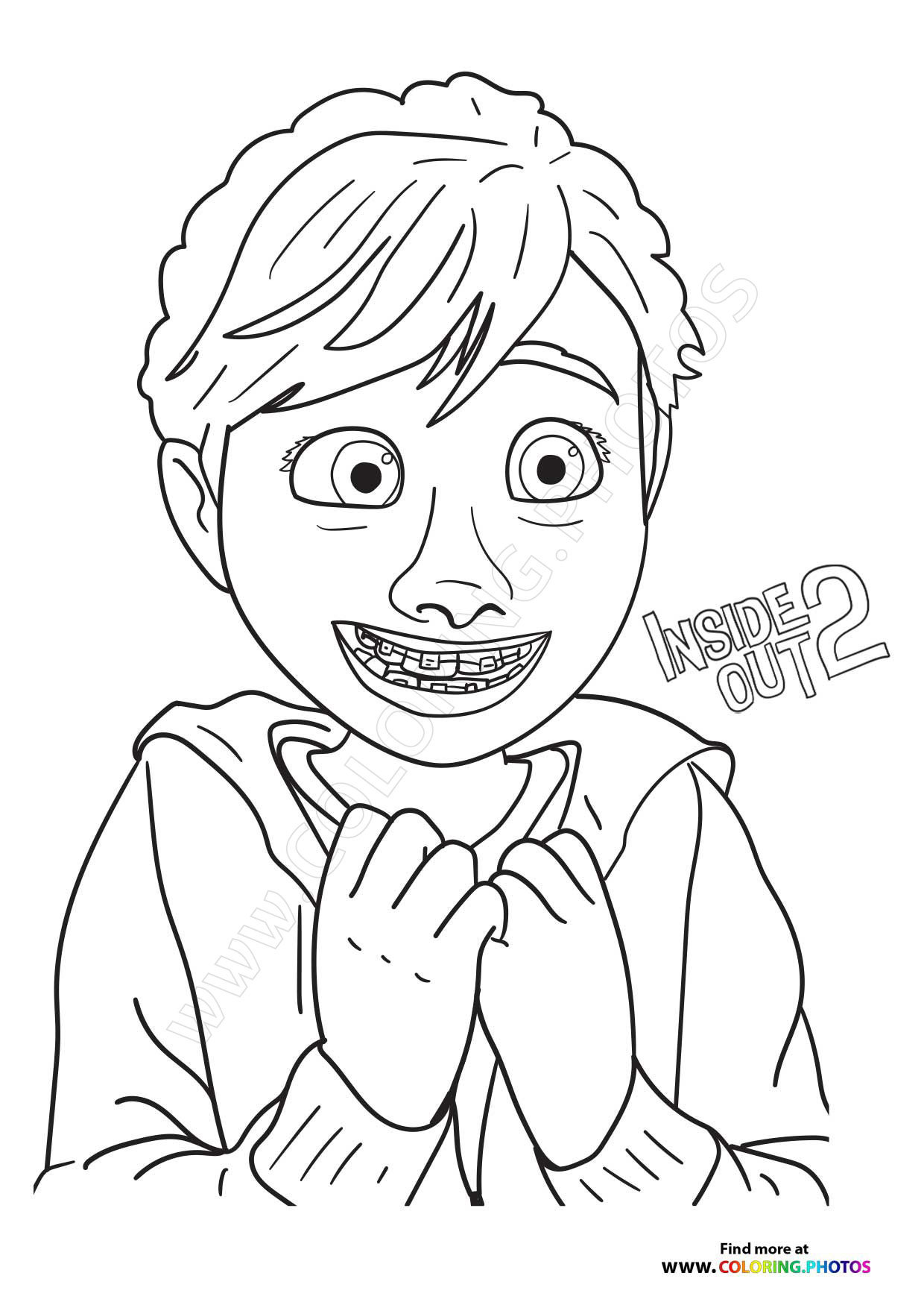 54+ Free Joy Inside Out Coloring Pages Printable