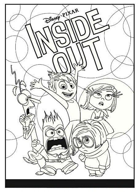 55+ Funtastic Inside Out Coloring Book Printable