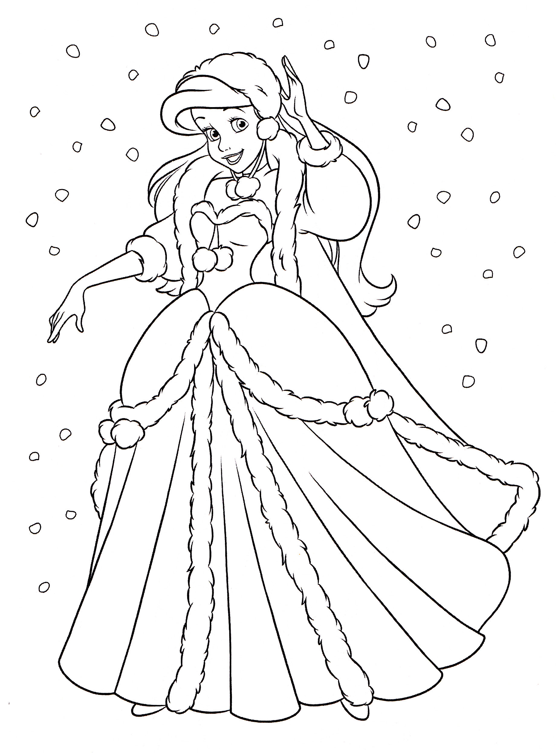 whimsical princess red coloring pages printable jpg