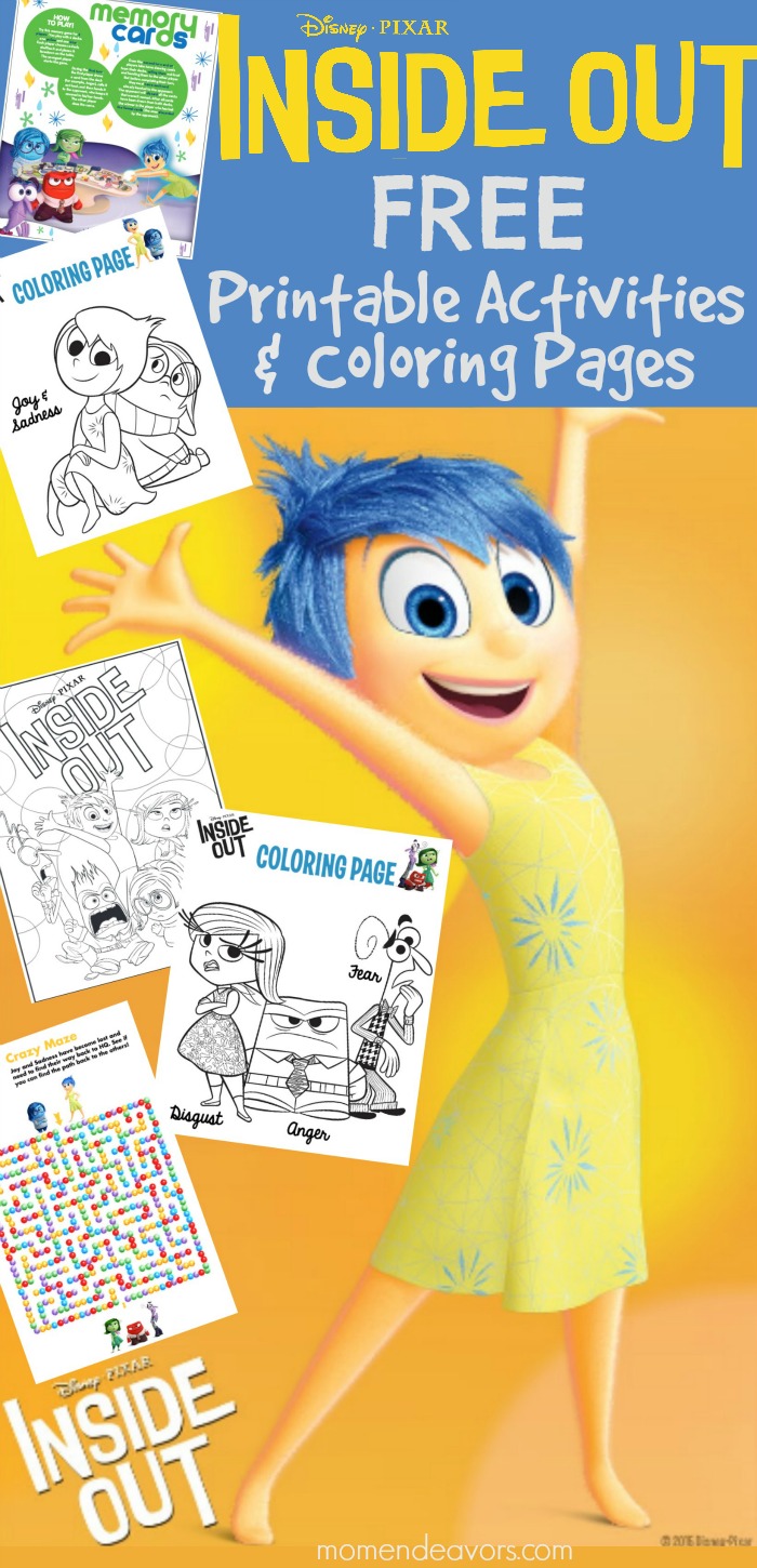 60+ Adorable Inside Out Coloring Book Printable