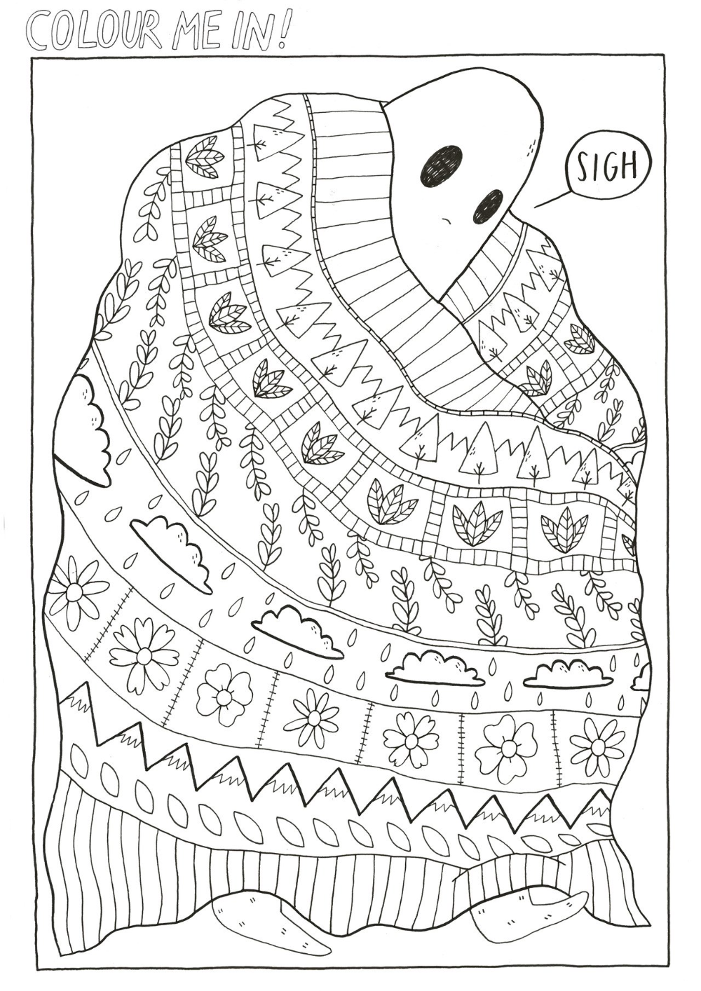 39+ Relaxing Sad Coloring Pages Unique